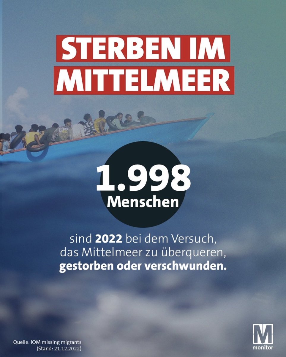 georgrestle's tweet image. Das vergessene Sterben: Auch 2022 nimmt die EU Tausende Tote und Verschwundene in Kauf. Nicht nur im Mittelmeer.