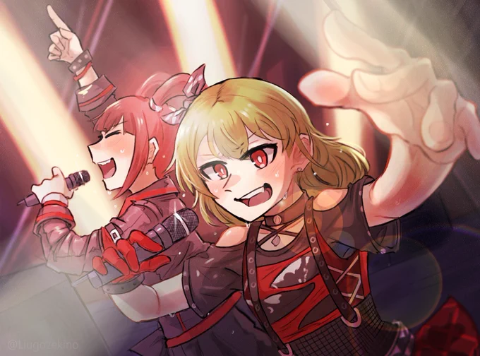CRIMSON LOVERS#ミリシタ #永吉昴 #松田亜利沙 