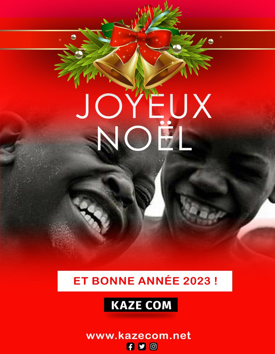 Joyeux Noël et bonnes fêtes de fin d'année !
Accueillons joyeusement cette nouvelle année 2023,
Préparez vos plus beaux rêves et autres projets,
Car sans nul doute ils deviendront réalité,
Et cette année, c’est celle des grandes avancées.
#kazecom #noel #2022 #2023