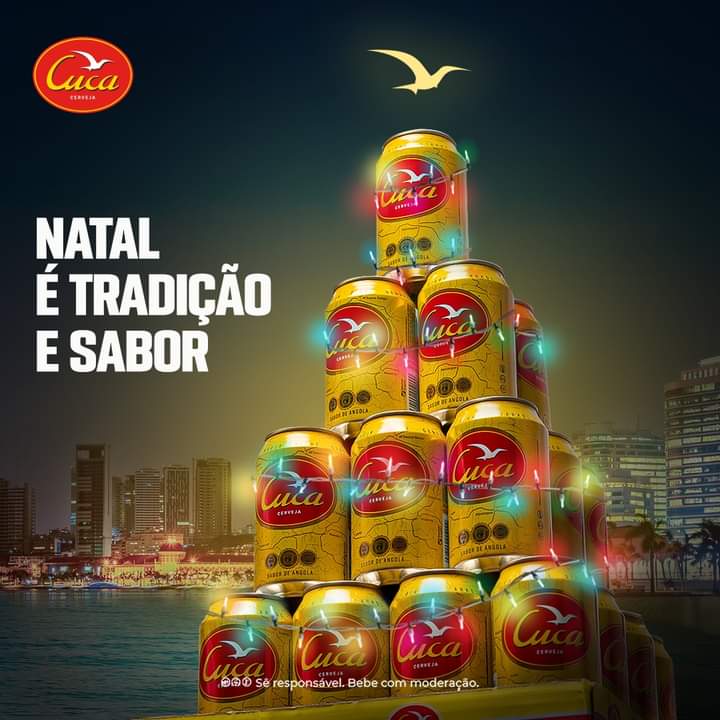 A todos os fãs, consumidores e seguidores da #cerveja mais angolana de sempre, o nosso muito obrigado por tudo. Que o sabor de #Angola esteja sobre as vossas mesas. 🍻👌

 #FelizNatal!🎄

#SomosCuca #CervejaCuca
