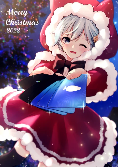 トレーナーの需要を完全に理解している、クリスマスセイちゃん描きましたMerry Christmas!#ウマ娘 