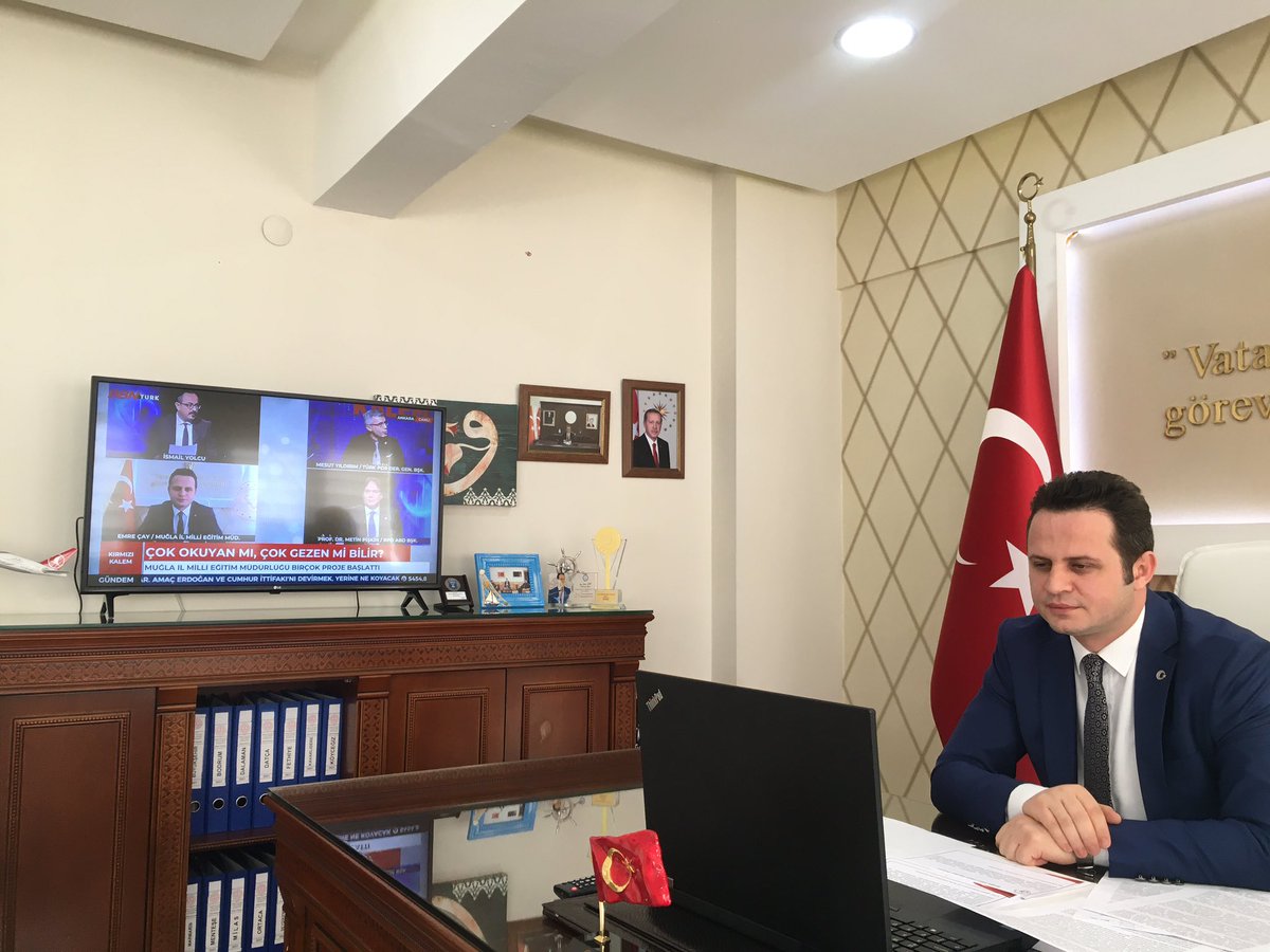 İl Müdürümüz Sn. Emre Çay, canlı bağlantı ile konuk olduğu, 
BBNTÜRK  TV’de yayınlanan ve İletişim Uzmanı Sn. <a href="/ismailyolcu/">ismail yolcu&bonus hoca</a>’nun sunduğu, #KırmızıKalem’ Programı’nda Muğla’nın eğitim gündemine dair soruları cevaplıyor. 

📡BBNTÜRK TV

<a href="/tcmeb/">Millî Eğitim Bakanlığı</a> <a href="/tcmuglavaliligi/">Muğla Valiliği</a> <a href="/emrecay55/">Emre ÇAY</a>