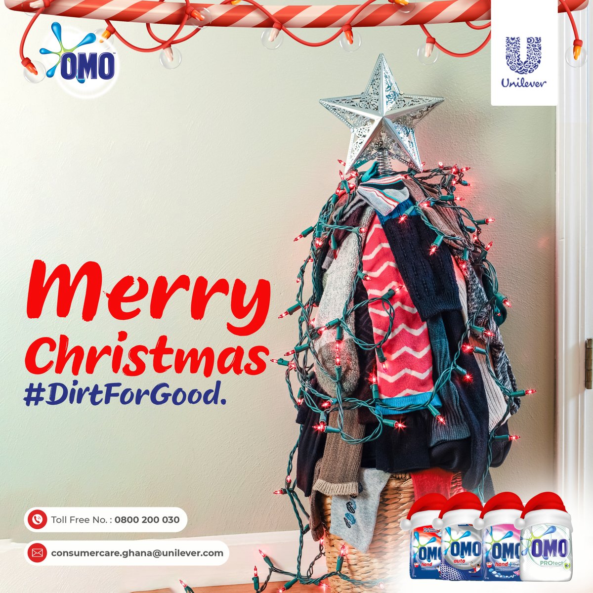 May the joys of this season bring extra freshness into your home. 
What do you want to receive from Santa?
We might surprise you. 😄
Merry Christmas!
#DirtForGood
