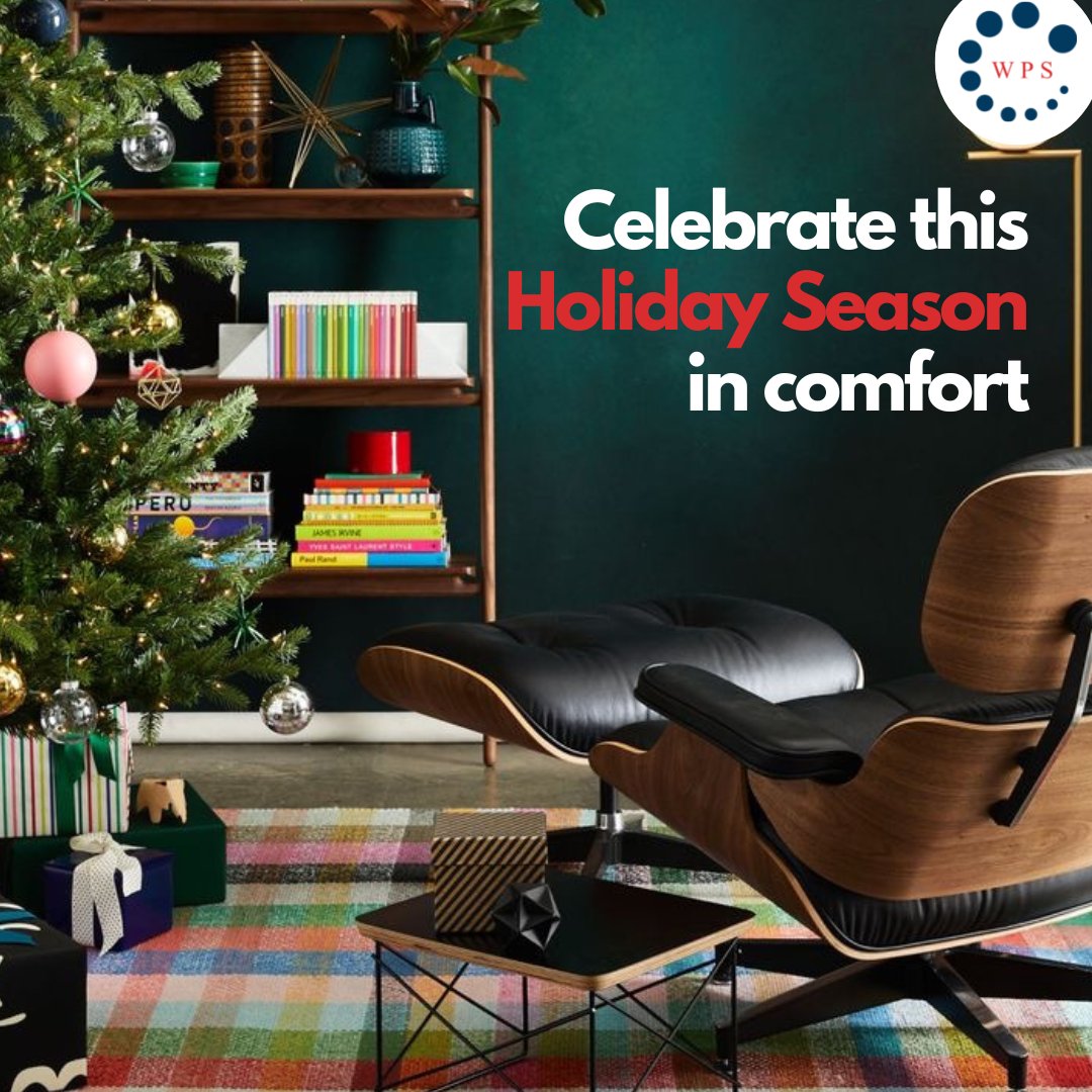 Enjoy the holidays in comfort this year, and an Eames lounge chair is the epitome of comfort. Workplace Synergies wishes you a very Merry Christmas ✨

#workspacesforall #workplacesynergies #christmas2022 #christmasdecor #comfort #holidayseason #holidayseasonincomfort