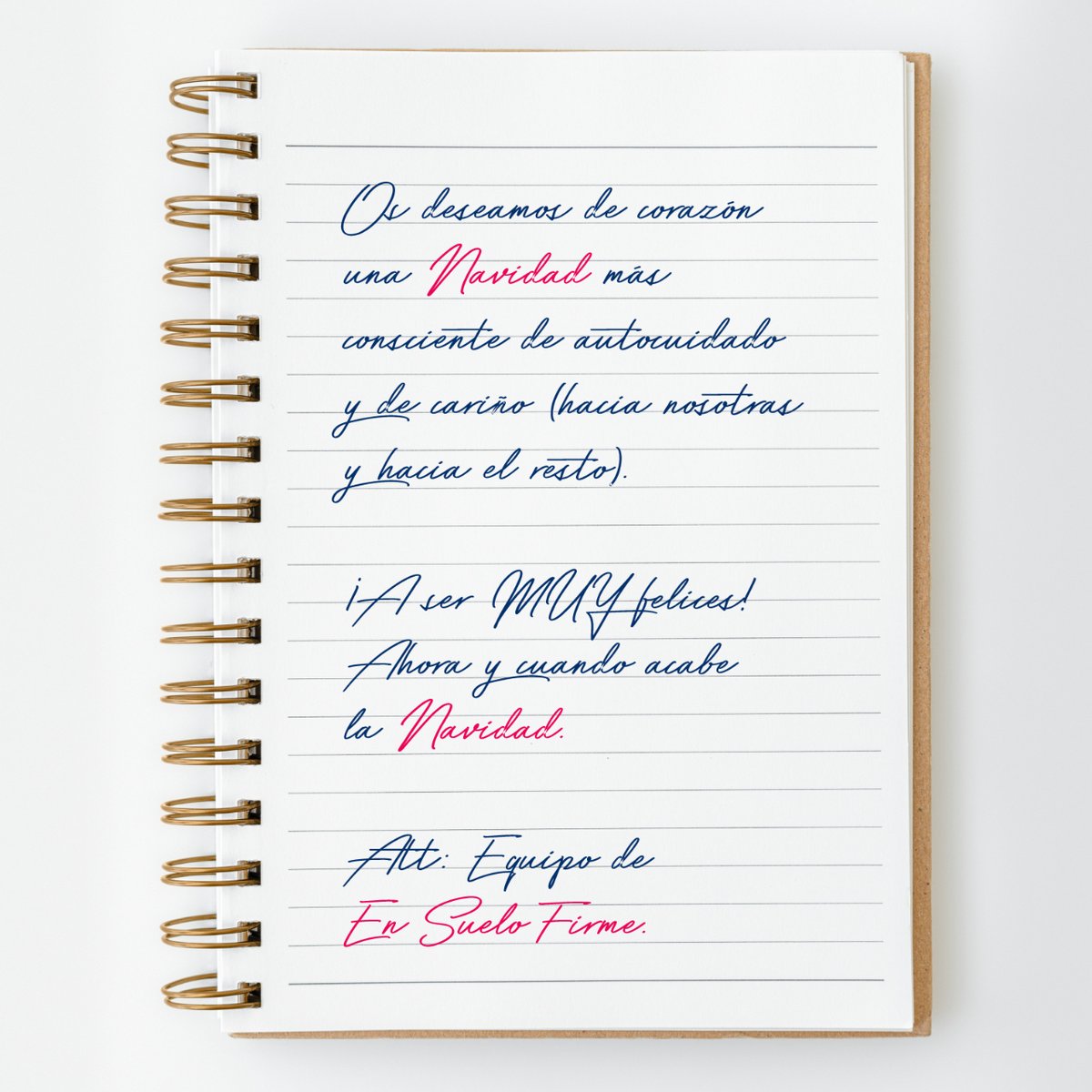 Feliz Navidad AHORA y SIEMPRE. 💗