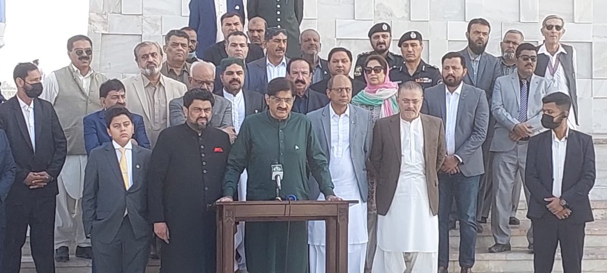 JamDharejo's tweet image. We celebrated the birth anniversary of the Founder of Pakistan Quaid-e-Azam Muhammad Ali Jinnah today with traditional zeal and fervour. @MuradAliShahPPP @SaeedGhani1 @sharjeelinam @KamranTessoriPk @SyedNasirHShah