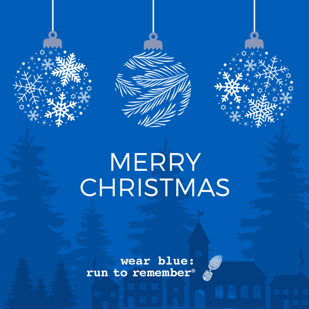 wearblue's tweet photo. May you hold memories of loved ones close and share in the strength of holiday miles. 

Merry Christmas from the wear blue community!
#wearblueruntoremember #forthefallen #forthefighting #forthefamilies https://t.co/WwVgKLhvBO