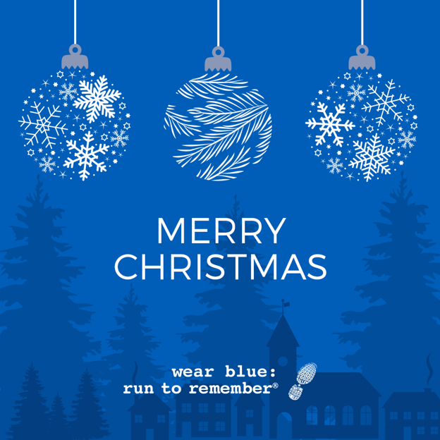 May you hold memories of loved ones close and share in the strength of holiday miles. Merry Christmas from the wear blue community! #wearblueruntoremember #forthefallen #forthefighting #forthefamilies