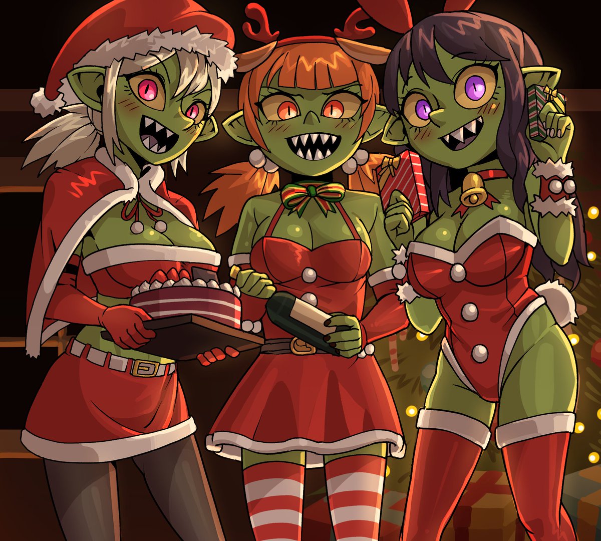 「Merry christmas Goblins 」|BBTAN (Commision closed)のイラスト