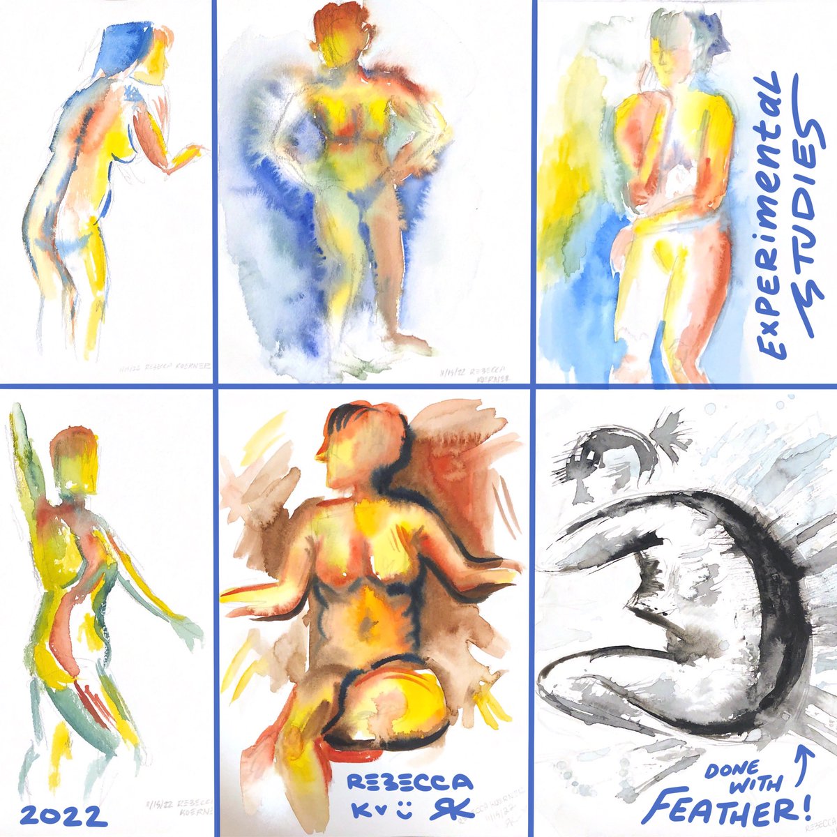beccakoe's tweet photo. Here is the last post of my Figure Drawing work! We finished the semester with quick watercolor, ink, and collage work. 🎨

#artschool #collage #watercolor #illustration #figuredrawing #experimentalart #ink #blindcontour #art #drawing #painting #illustration #artistsontwitter https://t.co/injSnAdoll