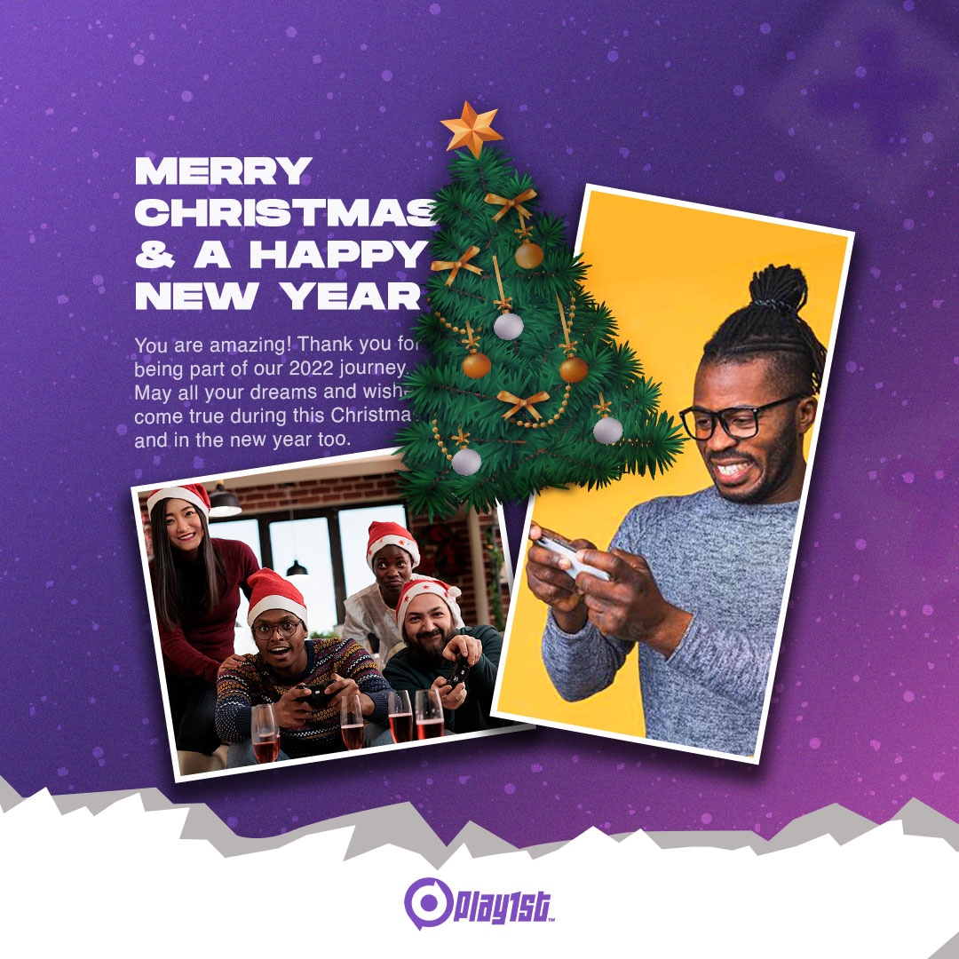 JoinPlay1st's tweet photo. Wishing you a 🎄 MERRY CHRISTMAS 🎄 Gamers. 
#Christmas #MerryChristmas #gamedev #gamingcommunity #Christmas2022 

We love you, from The PLAY1ST Team ❣️❣️ https://t.co/nvaEdJLDSG