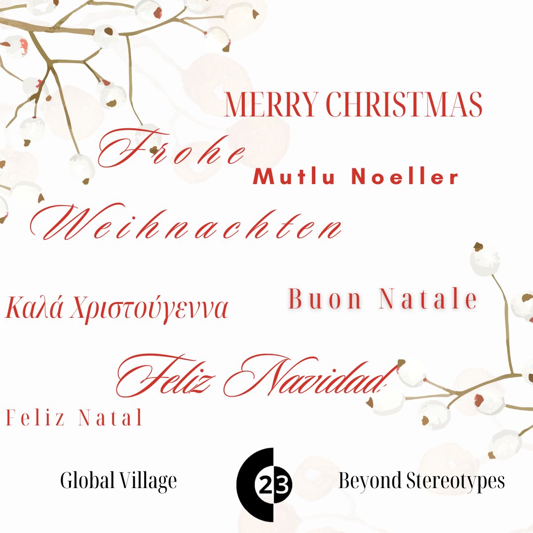 ACS_Mohzeyik's tweet photo. Wishing everyone a Merry Christmas from the GV23 Teamโค๏ธ๐
โข
โข
#globalvillage2023 #unitedasone #GV23 #international #weareready #wurzburg https://t.co/oDCtNO3z1a