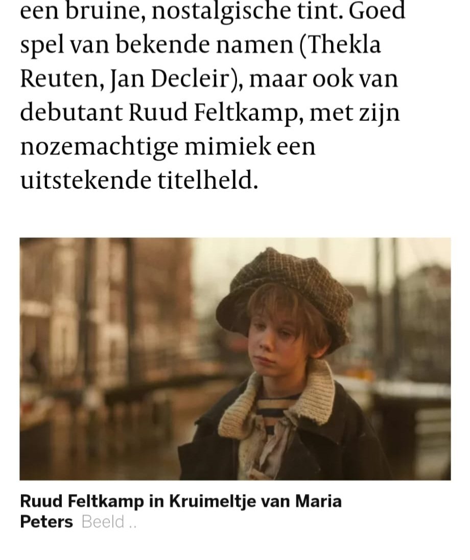 Vanmiddag 15.30uur NPO3 de film #Kruimeltje op tv. voor alle leeftijden <a href="/daveschramfilm/">dave schram</a> #feelgood #nostalgie #kerstmis #jeugdfilm
