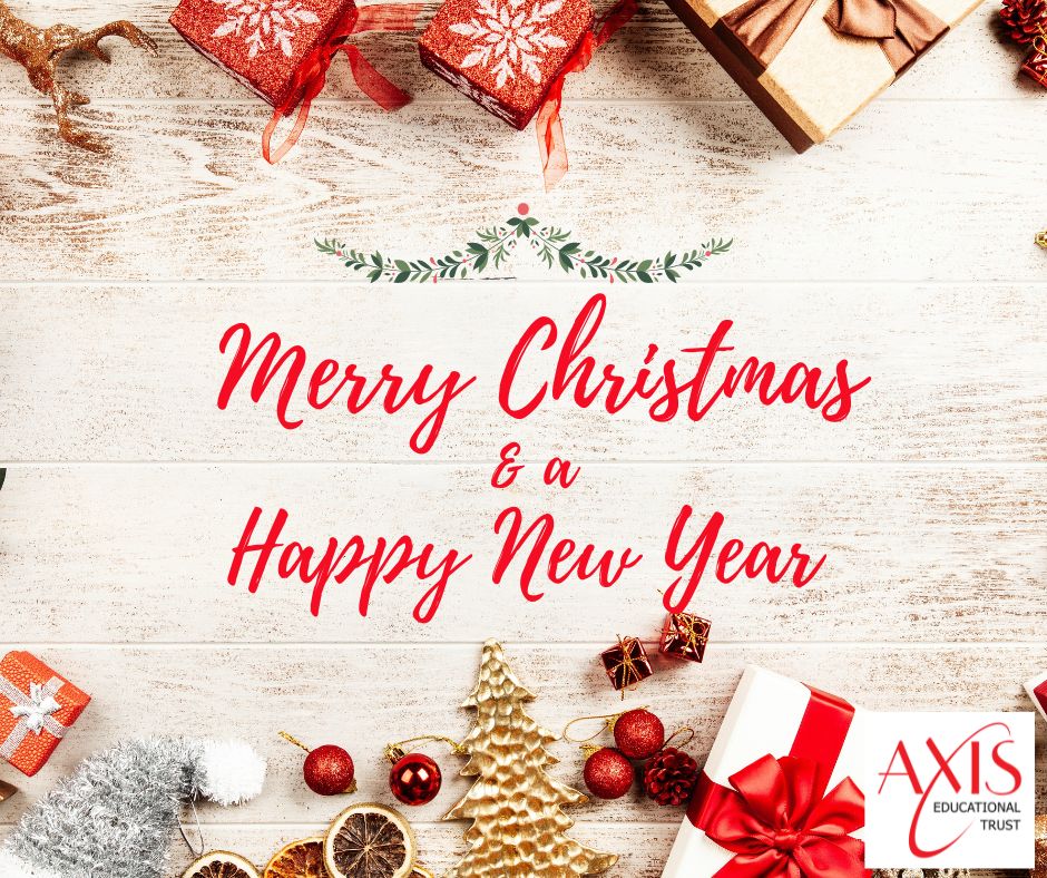axisedutrust's tweet image. We wish you a Merry Christmas to all those celebrating today and here&apos;s to a happy new year, from everyone at Axis.