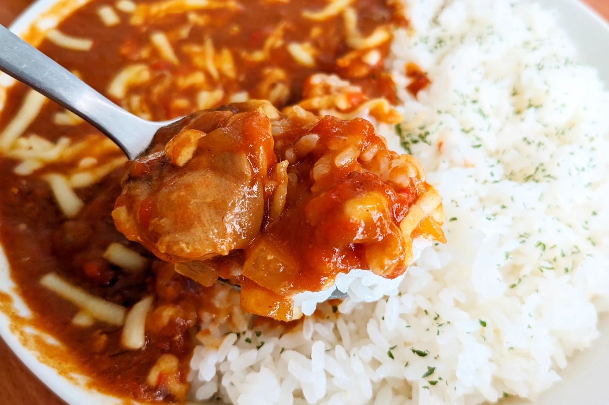 炊飯器で作れちゃう！？お手軽「バターチーズチキンカレー」。