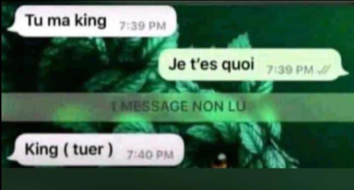 GlobalEduc3's tweet photo. Ouais...affaire d'anglais là va loin hein 😭😭😅😅

#kill #humour #anglais #english #elearning https://t.co/O8bp4pyLzv