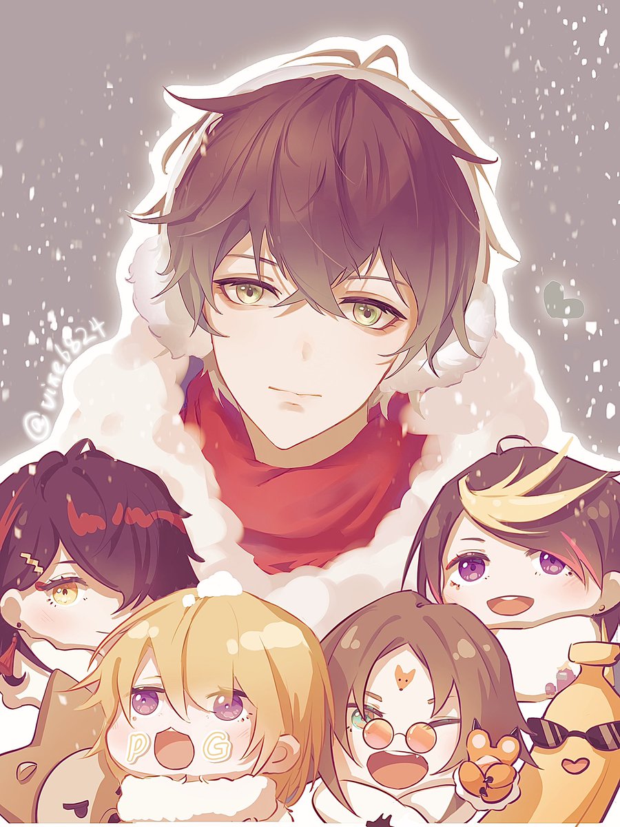vixe6824's tweet photo. 今年还没见过雪❄️❤️‍🔥❄️❤️‍🔥。

 #Ikenography #drawluca #Akurylic #MystArt #YaminoArt 
#Luxiem https://t.co/LItwHyFgBh