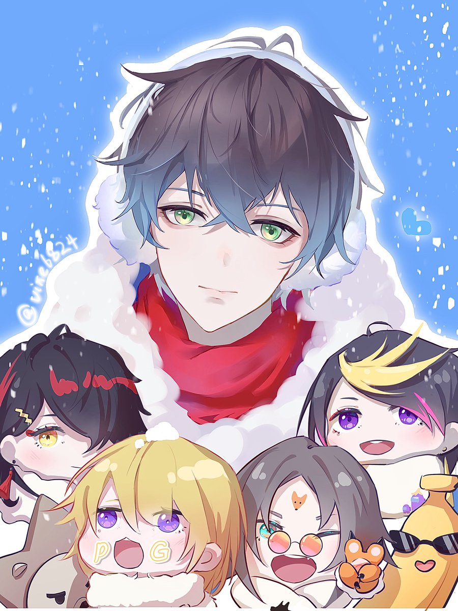 vixe6824's tweet photo. 今年还没见过雪❄️❤️‍🔥❄️❤️‍🔥。

 #Ikenography #drawluca #Akurylic #MystArt #YaminoArt 
#Luxiem https://t.co/LItwHyFgBh