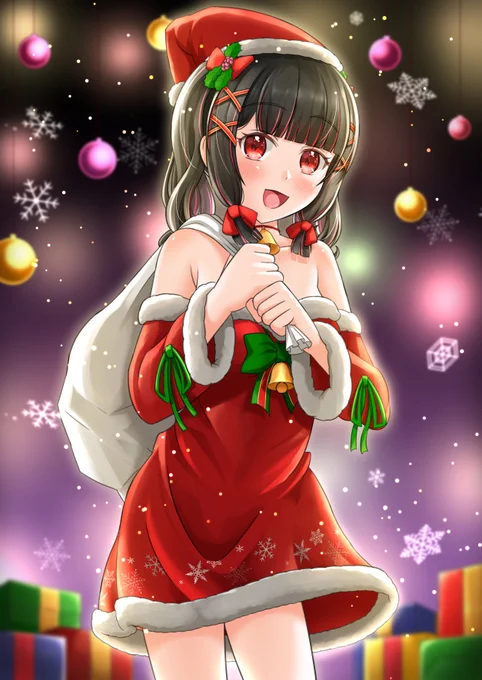 メリークリスマス!#創作 #イラスト 