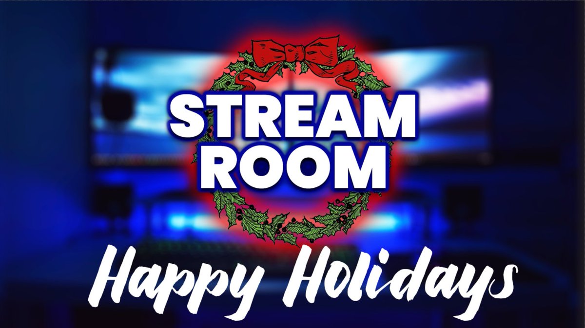 streamroompod's tweet image. Happy Holidays from all of us at the Stream Room!

We hope you all enjoy your breaks however you are spending them!