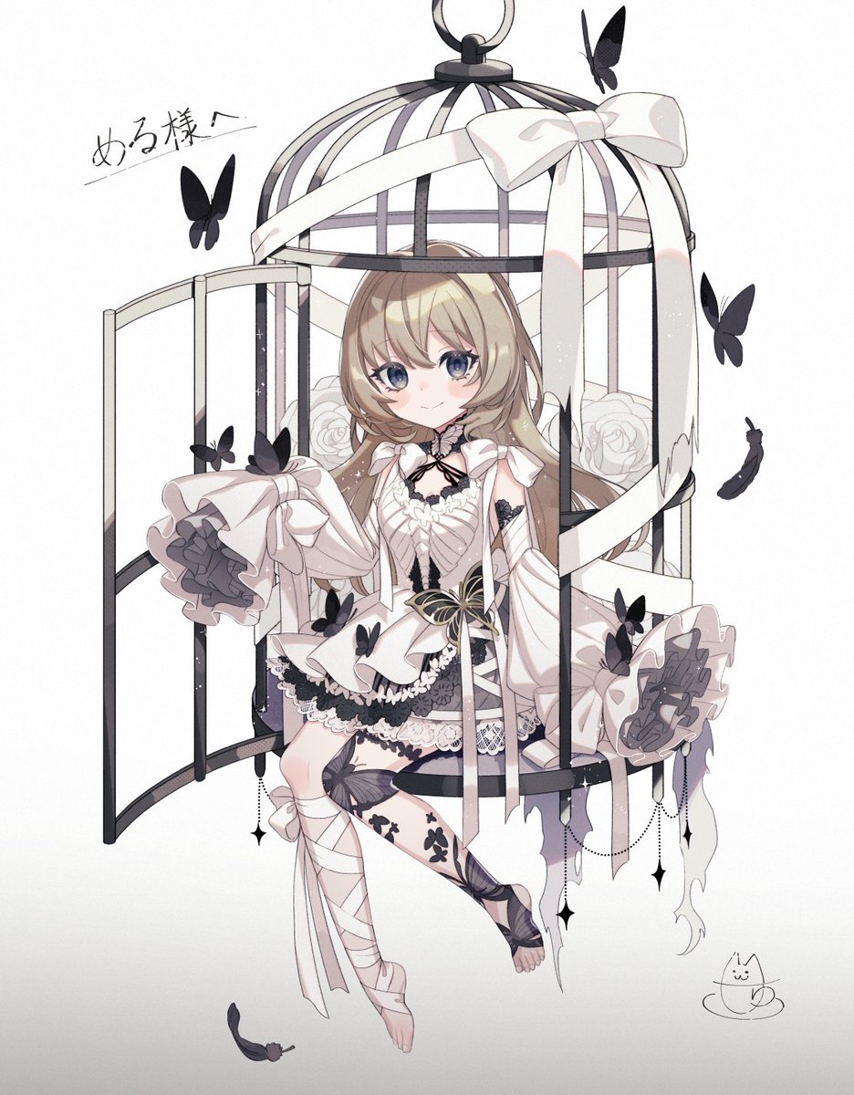 「skebにてリクエスト募集中です画像は過去の納品物です #Skeb #Commi」|囚🐰🥚🍀のイラスト