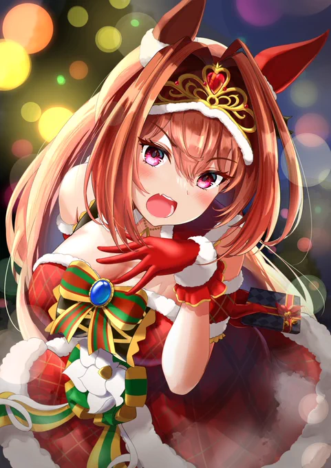 メリークリスマス!!#ウマ娘 #ダイワスカーレット 