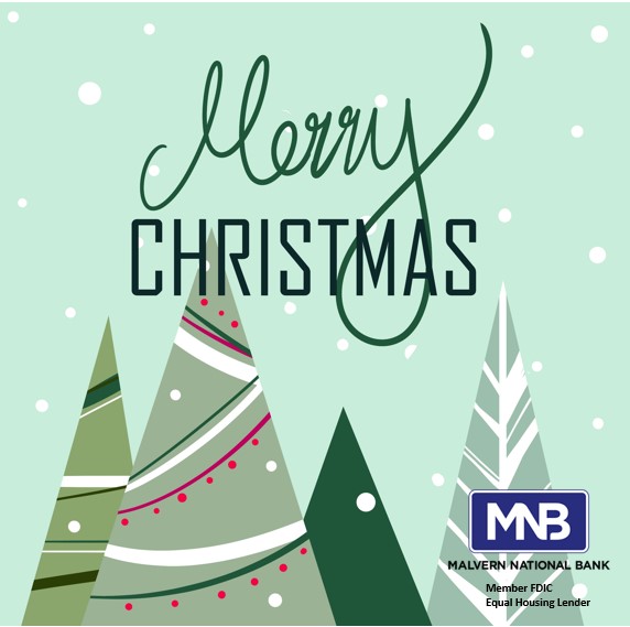 Happy Holidays from everyone at Malvern National Bank. May your holidays with family and friends be full of warmth and cheer this year!
#2023holidays #happyholidays