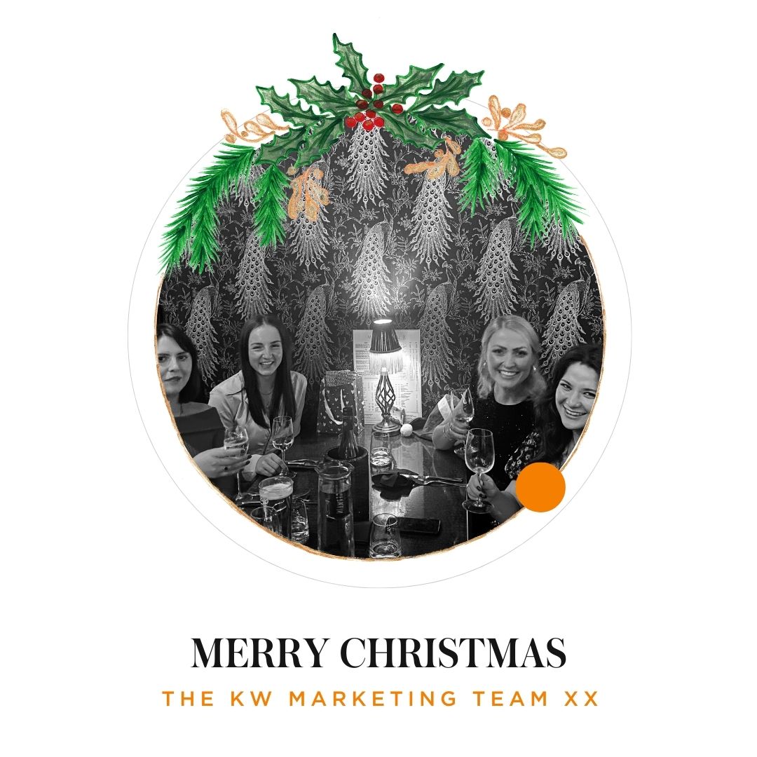Merry Christmas from the KW Marketing Team 🧡

We're wishing you all a happy &amp; healthy festive period - we're going to be enjoying feasting, drinking and some much-needed time with the family! 

From us to you, have a wonderful Christmas.