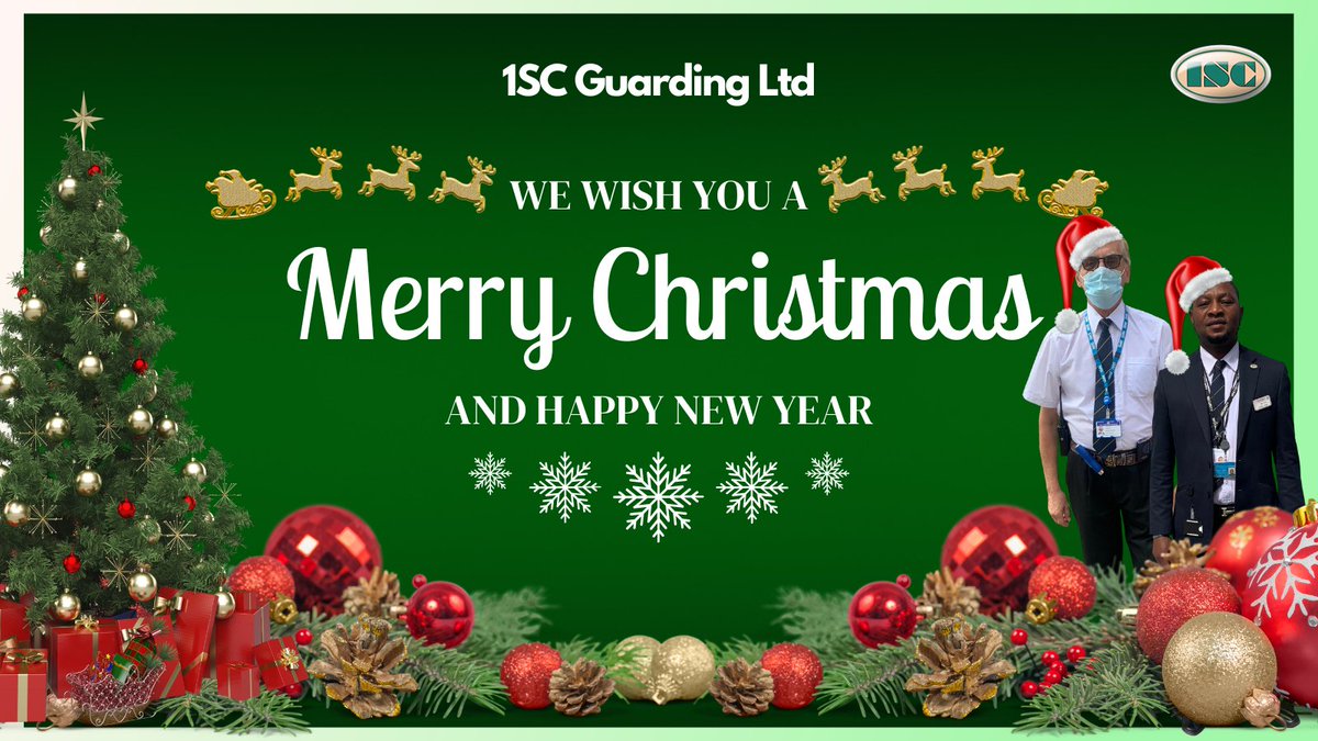 1SCGuarding_Ltd's tweet photo. Wishing you a very Merry Christmas from everyone at 1SC Guarding Limited 🎄🎁 https://t.co/k3aU8ryivl