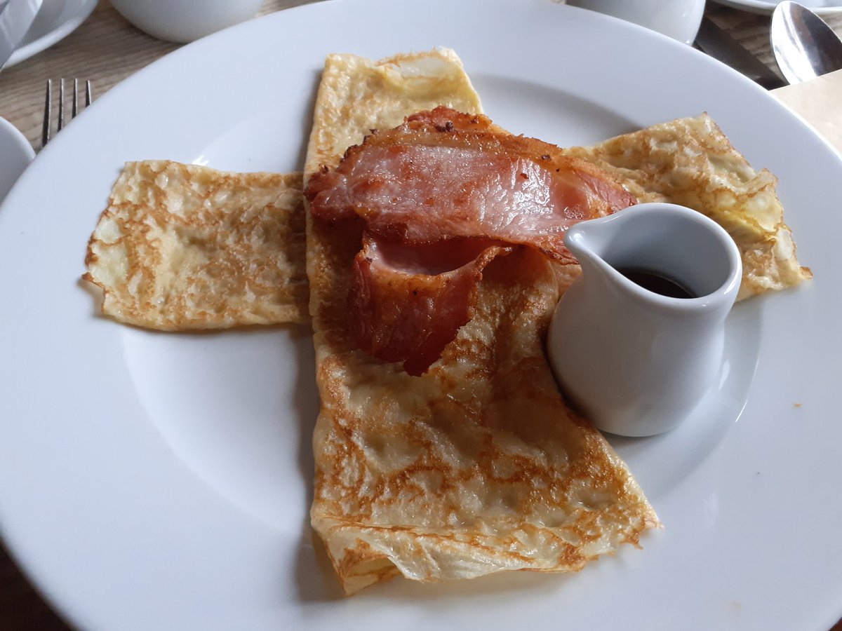 Enjoying breakfast Sunny Devon then off to deliver a  police book  please see reviews on Ebay