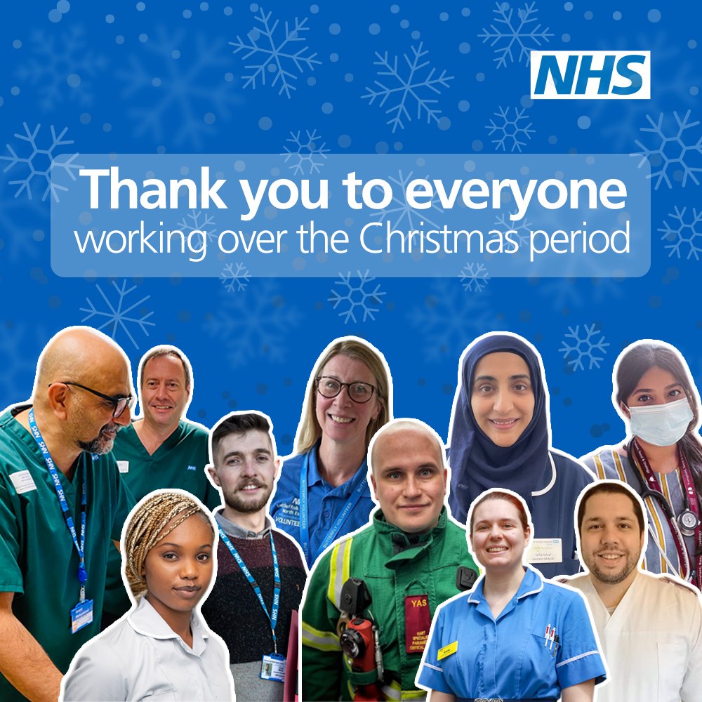 NHS tweet media