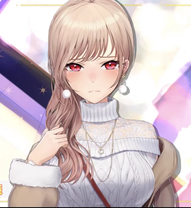 ふ、フレン!?あ、いや…こ、これは浮気じゃなくて……た、たまたま!そう!たまたま昔の同級生に会って話してただけだから!#フレン冬の新衣装 