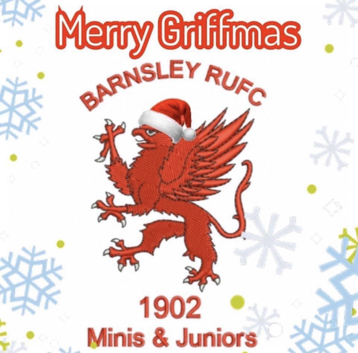 MiniGriffs's tweet image. Wishing all our players, volunteers, rugby family, friends and supporters a very Happy Griffmas 🏉🏉❤️🤍💙