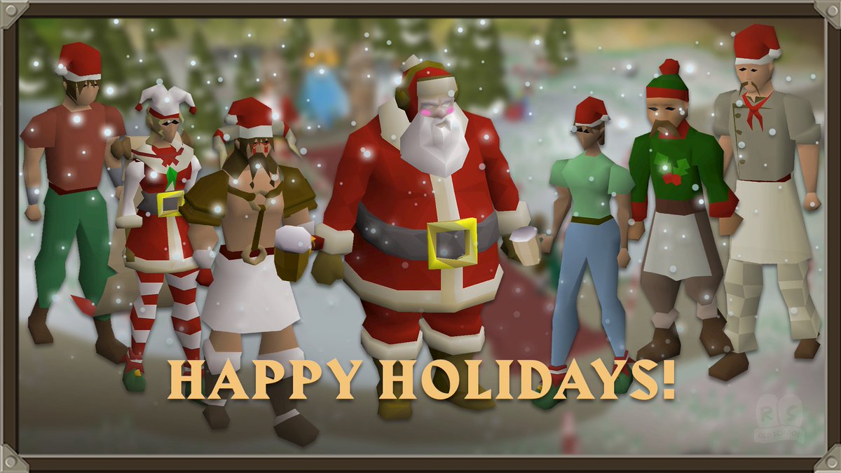 🎅 Merry Christmas from the Old School team!

🎁 Here's to good food, great presents and even greater RNG!