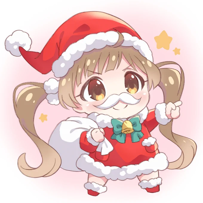 くりすますはさんたせりかがきてくれました。 