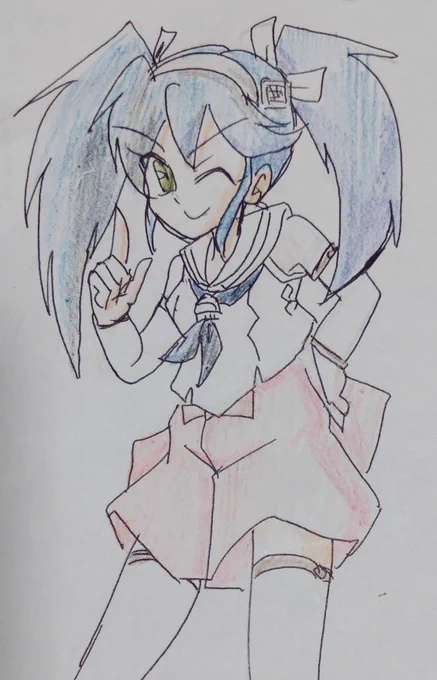 今日のおえかき百均でおえかきは愉しいぞ!みんなもやろうぜ!うるせえPC死んでるんだよ!!(発狂 