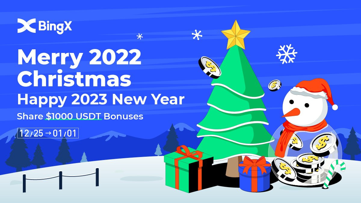 BingXOfficial's tweet photo. Merry Christmas BingX Fam🎄
BingX Secret Santa brings you all an amazing gift 🎅

Complete the tasks HERE⬇️!
✅https://t.co/0UatfEGMSv

Share 1000 USDT in Bonuses 💰
Wish you all and your loved ones a very Happy Christmas and a great new year ahead ❤️ https://t.co/BLwudXDT2w