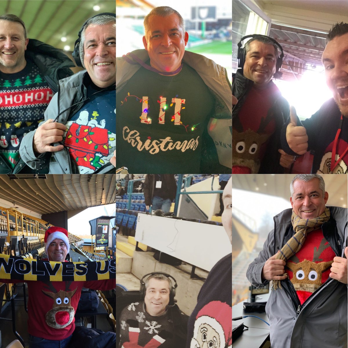 MikeyBurrows's tweet photo. Merry Christmas Everyone 

Here’s a montage of the hall of famer and his love of this time of year 

See you from Everton tomorrow 🎅 https://t.co/TCXvMRr4dH