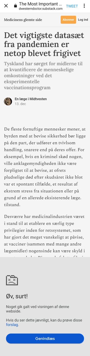 @JeanneRungby @StabellBenn @Mr_Mackei @aw_denmark 'Nogen' mener tilsyneladende ikke, at denne side må læses.
😟