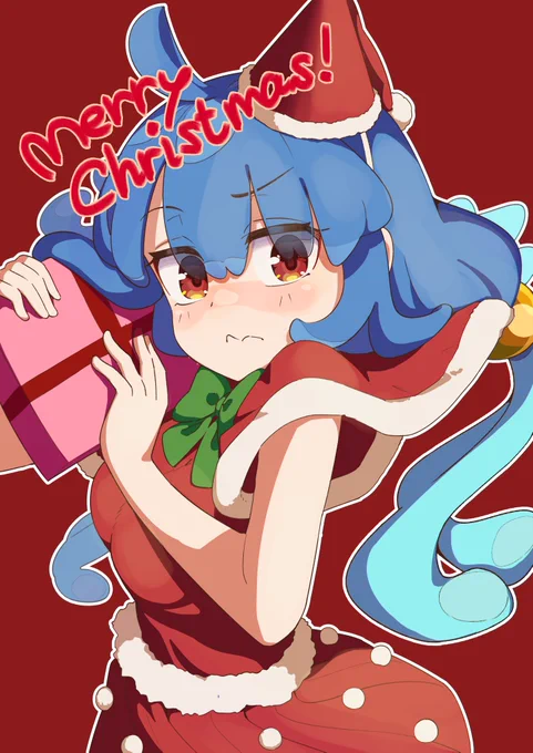 メリークリスマスせっかく用意したのにやっぱりあげないっ!なくらげちゃん。かわいい。 