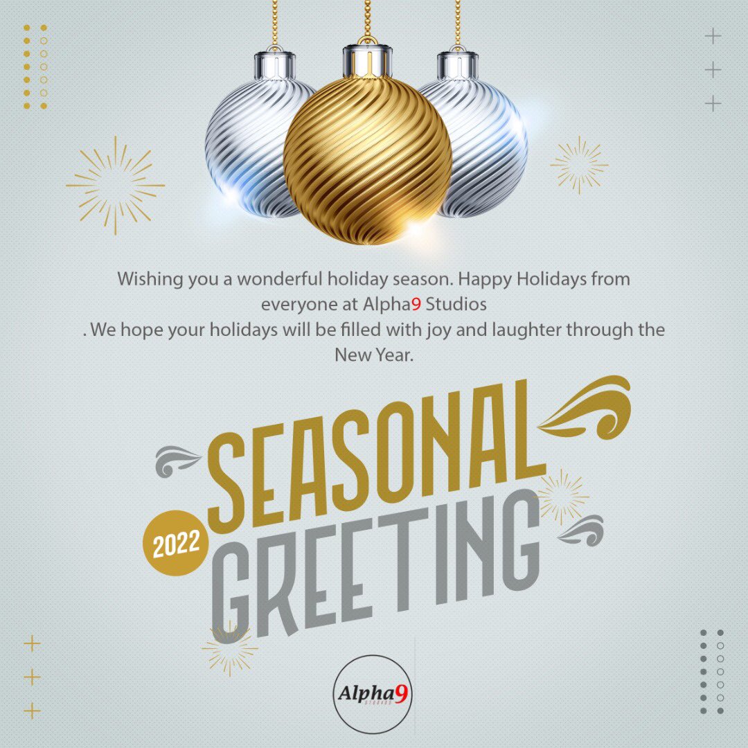 Alpha9studios's tweet photo. Merry Christmas and Happy New Year ๐ #alpha9studios https://t.co/m0lD8NOsmp