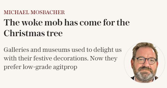 Can't the Telegraph just take one day off from its 'woke' obsession