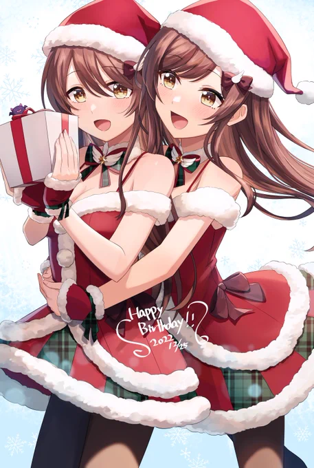 甘奈と甜花ちゃん誕生日おめでとう!#大崎甘奈生誕祭2022#大崎甜花生誕祭2022#大崎姉妹生誕祭2022 