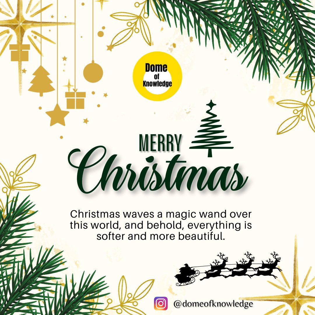 DomeKnowledge's tweet photo. Christmas waves a magic wand over this world, and behold, everything is softer and more beautiful.

#merrychristmas #christmasdecor #sundayfunday #domeofknowledge #knowledge https://t.co/T1shkCJL0H