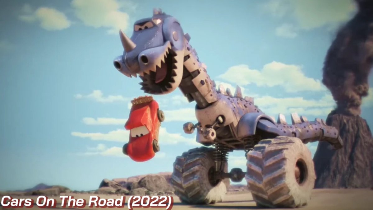 MATTEL CARS ON THE ROAD ROLL AND CHOMP DINOSAUR #カーズオンザ