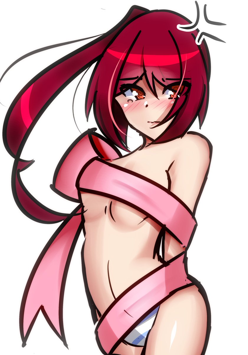 クリスマスプレゼントのコスプレをしたこころちゃんを描きました。 