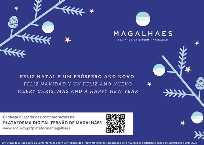 Há 500 anos, em plena viagem de Circum-navegação, os tripulantes da Nau Victoria celebravam o Natal de uma forma peculiar. 

Hoje, continuamos a celebrar um dos maiores presentes que Fernão de Magalhães nos deu… a primeira volta ao mundo! 

Um Feliz Natal 🌟