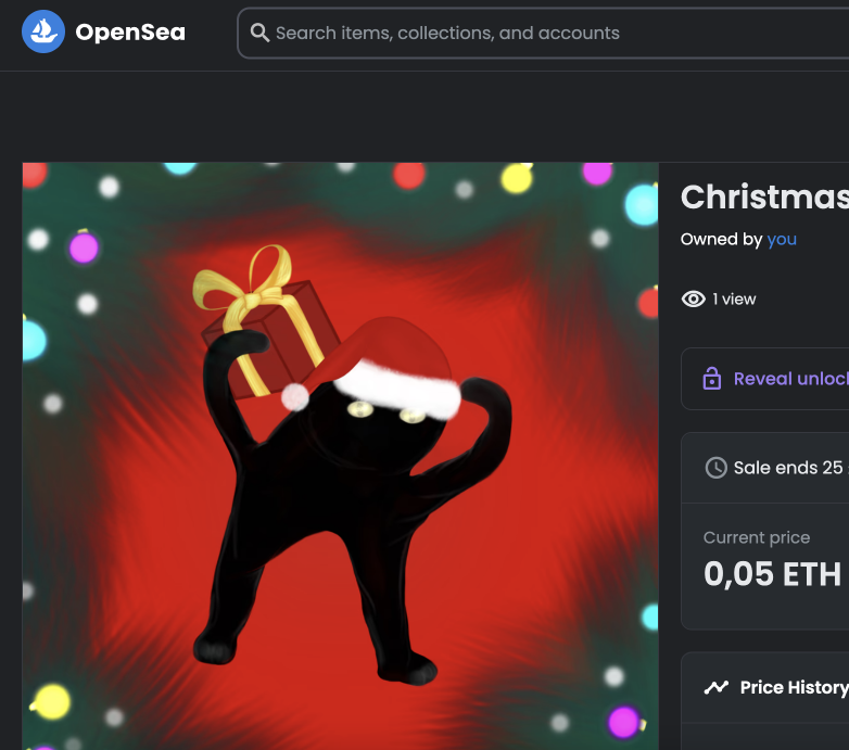 FoolishNew's tweet image. Merry Christmas! 🎄 🤶 🎅 opensea.io/assets/ethereu… via @opensea #OpenSeaNFT #opensea #NFTCommuntiy #NFTs #NFT #nftarti̇st #nftarti̇sts #nftart #NFTProject #NFTFam #NFTCollections #NewFoolishTale #MarryChristmas