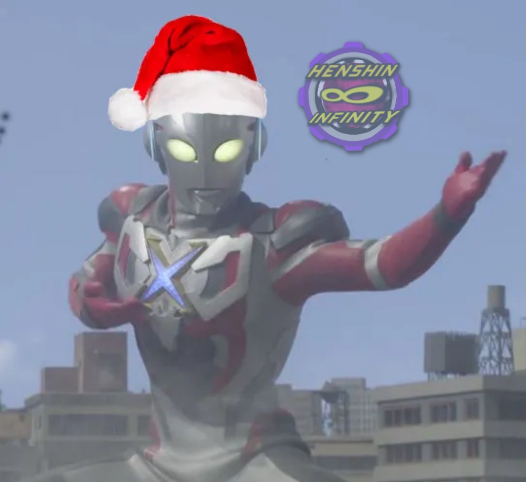 HenshinInfinity's tweet photo. Merry Xmas all! From all the best X's lol. Happy Holidays too!

#MerryXMas #JinKeisuke #LupinX #PatRanX #Ultraman #KamenRiderX https://t.co/vwZdSUHLXY