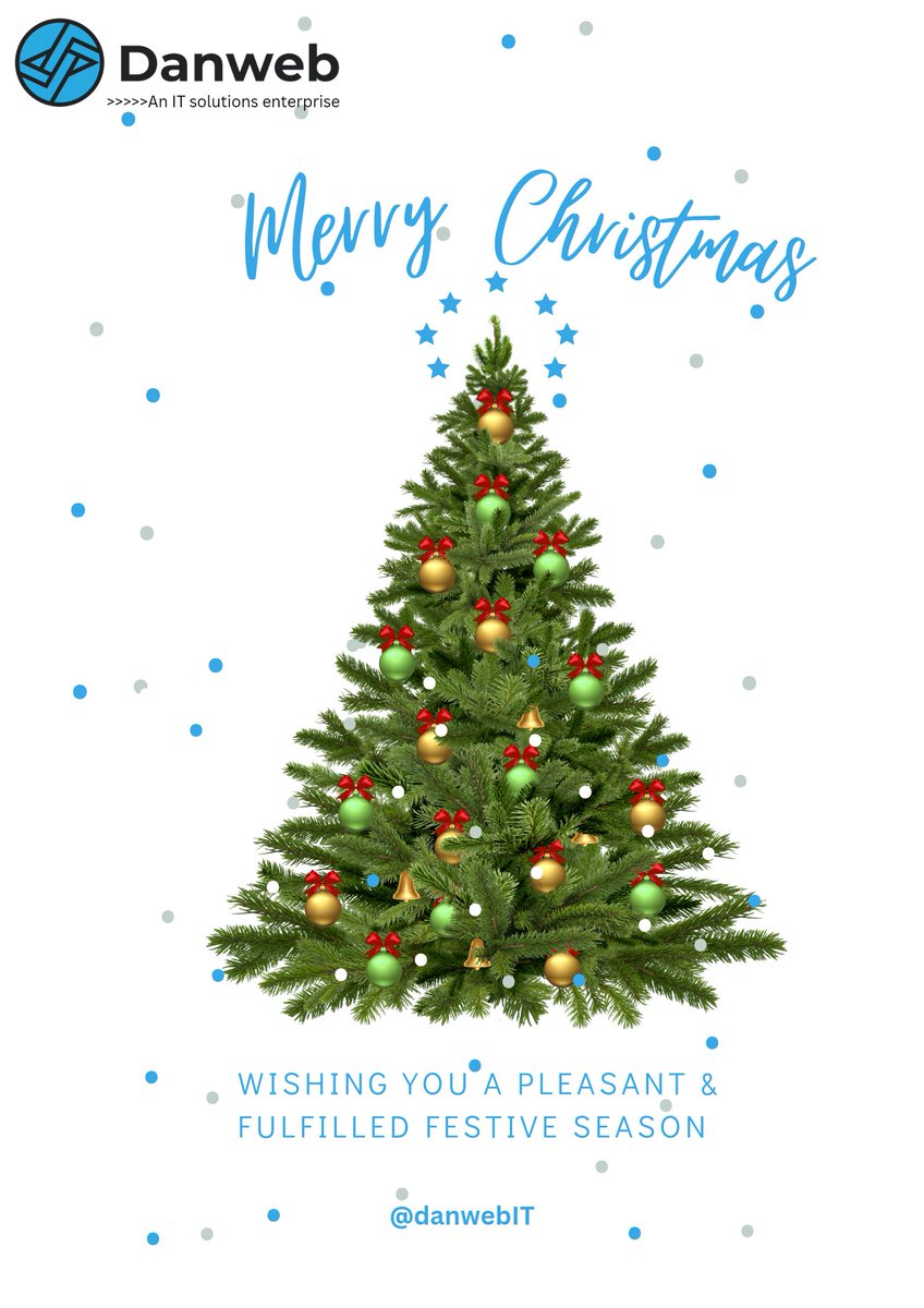 danwebIT's tweet photo. We have had the pleasure of serving you this past year. Wishing you a wonderful Christmas season and a prosperous new year ahead.
#MerryChristmas2022 
#danwebIT https://t.co/n5uKtWOqsM